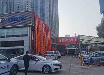 濟南章丘東風(fēng)本田施工現場(chǎng)